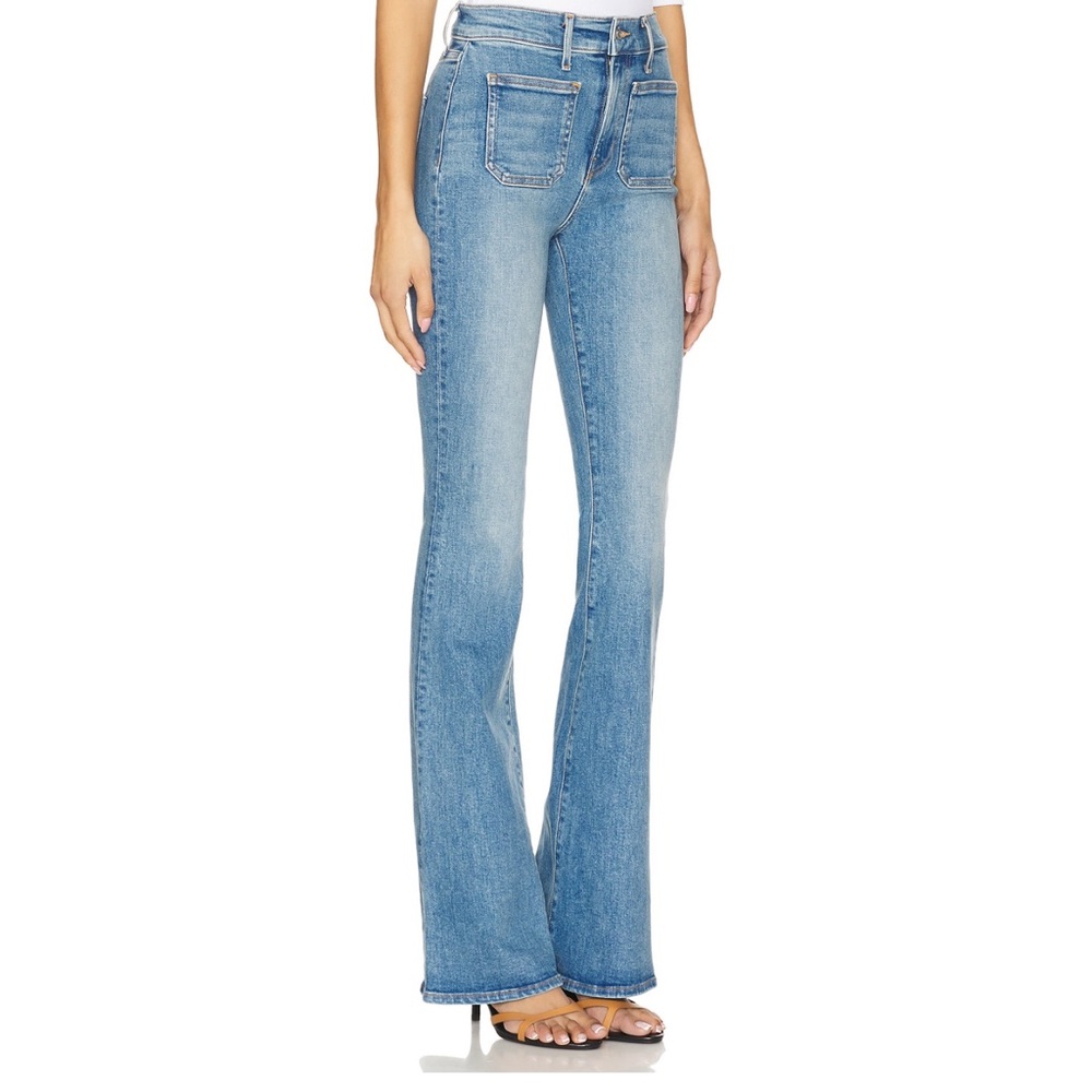 Veronica Beard Beverly skinny flair high-rise patch pocket size 25